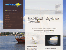 Tablet Screenshot of laedine.de